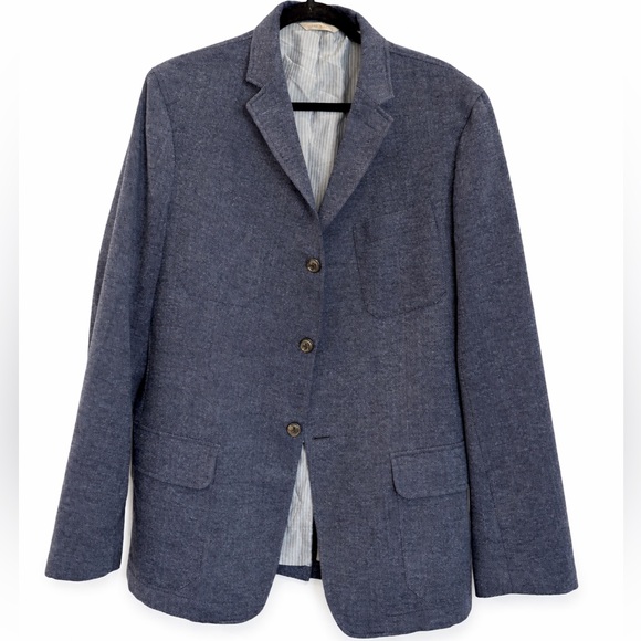 Banana Republic Other - Banana Republic Men’s Sport Coat Heritage Collection 100% Wool Blue Size 46L
